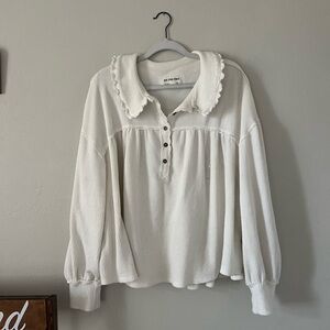 We The Free Peter Pan Collar Long Sleeve